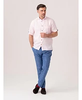 Koy Clothing Men's Short Sleeve Linen Shirt