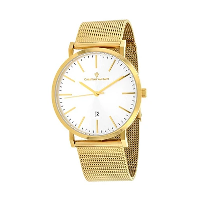 Christian Van Sant Men's Paradigm Silver Dial Watch - CV4325