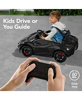 Best Choice Products Kids 12V Ride-On Car Officially Licensed Lamborghini Revuelto w/ Remote, Led Lights
