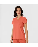 Wink Women's Nova Flex-n-Reach Shoulder Panel V-Neck Scrub Top