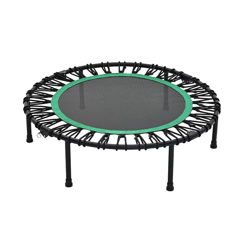 Zenova Rebounder Trampoline for Adults with Bungee Cords, Portable Fitness Exercise Mini Trampoline Without Handle