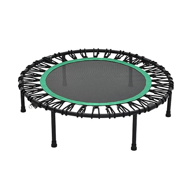Zenova Rebounder Trampoline for Adults with Bungee Cords, Portable Fitness Exercise Mini Trampoline Without Handle