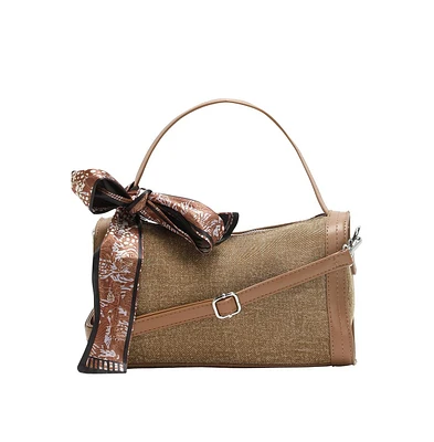 Women's The Denim-Daze Hand Bag - Peanut Brown
