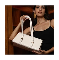 Women's The Coreline Satchel Bag - Ecru White