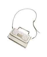 True Religion Studded Denim Flap Bag