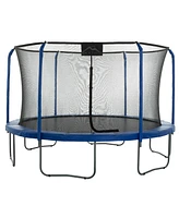Plexalife Ft Round Trampoline Set with Premium Top-Ring Flex Frame Safety Enclosure System