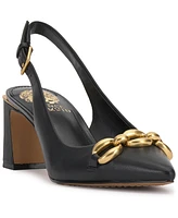 Vince Camuto Women's Hamden-o Chain Slingback Pumps