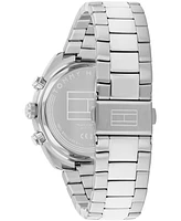 Tommy Hilfiger Men's Chronograph Silver Tone Stainless Steel Bracelet Watch, 40mm