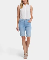 Nydj Women's Briella Denim Shorts with Roll Cuffs