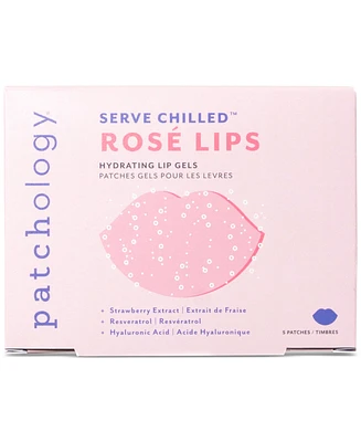 Patchology Serve Chilled Rose Lip Gel, 5-Pk.