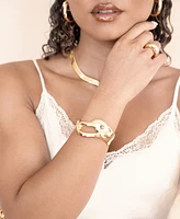 Ettika Open Abstract Cuff Bracelet