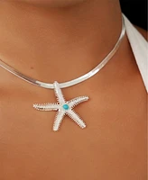 Ettika Mermaid Cove Starfish Pendant Necklace
