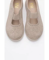 Chelle Elastic Leather Flat (Women)