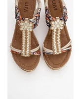 Prologue Shoes Sogno Rhinestone Espadrille Sandal (Women)