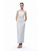 Nocturne Women's Stone Embroidered Dress