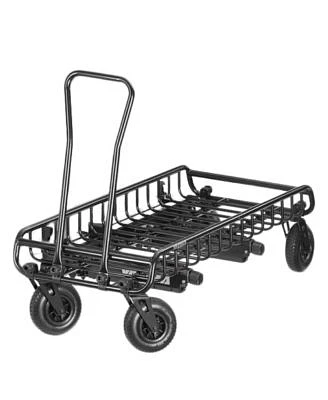 Yakima Exo Warriorwheels Sturdy Heavy Duty Aluminum Cargo Basket Cart Kit Black