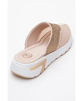 Glea Mesh Rhinestone Mules (Women)