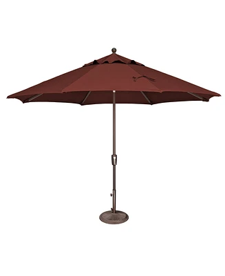 Mondawe 11FT Octagon Patio Umbrella with Push-Button Tilt