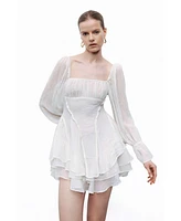 Nocturne Women's Ruffle Mini Dress