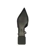 Schutz Women's Allure T-Strap Pointy Toe Flats