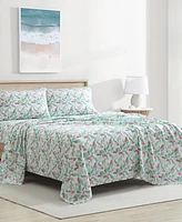 Beatrice Home Fashions Coastal Printed 4-Pc. Sheet Set, Full