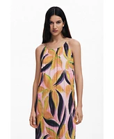 Desigual Women's Crinkled effect midi dress