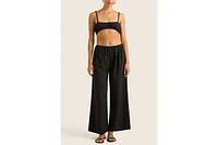 Hope And May Women's Nia Cotton Linen Wide Leg Pant