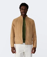Furniq Uk Men's Suede Bomber Jacket, Created for Macy's