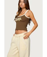 Edikted Women's Nashville Cowboy Graphic Tank Top