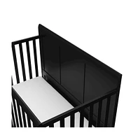 Graco Asheville 4-in-1 Convertible Crib with Drawer (Black)