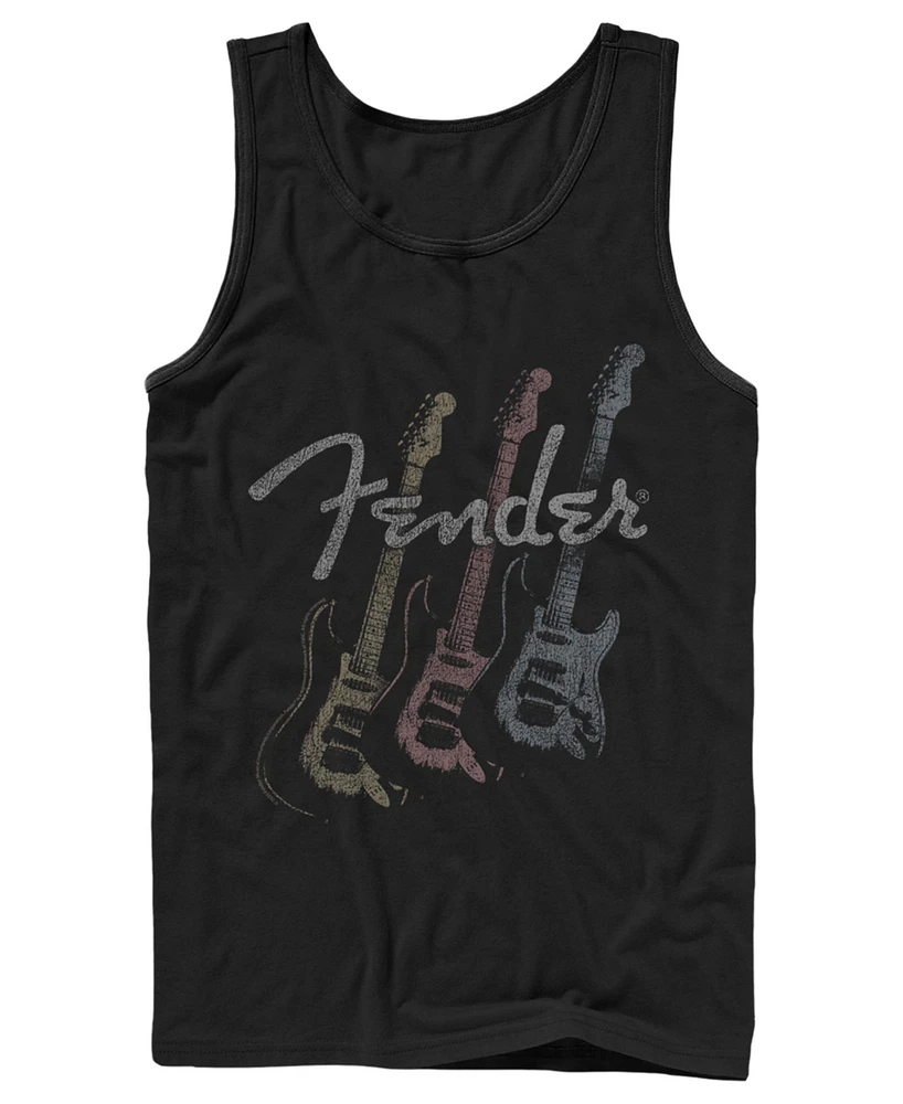 Fifth Sun Men's Triple Fret Tank Top