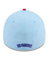 New Era Men's Light Blue/Red San Francisco Giants 2025 Fourth of July 39THIRTY Flex Hat