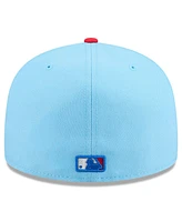 New Era Men's Light Blue/Red Chicago White Sox 2025 Fourth of July 59FIFTY Fitted Hat