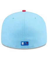 New Era Men's Light Blue/Red St. Louis Cardinals 2025 Fourth of July 59FIFTY Fitted Hat