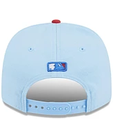 New Era Men's Light Blue/Red Los Angeles Angels 2025 Fourth of July 9SEVENTY Adjustable Hat