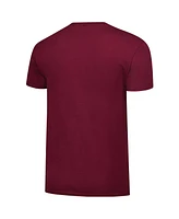 Fanatics Unlabeled Men's Maroon Virginia Tech Hokies Basic Distressed Arch Mascot T-Shirt
