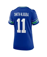 Nike Women's Jaxon Smith-Njigba Royal Seattle Seahawks Throwback Player Game Jersey