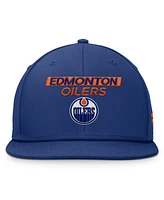 Fanatics Men's Blue Edmonton Oilers Authentic Pro Prime Snapback Hat