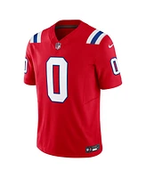 Nike Men's Christian Gonzalez Red New England Patriots Alternate Vapor F.u.s.e. Limited Jersey