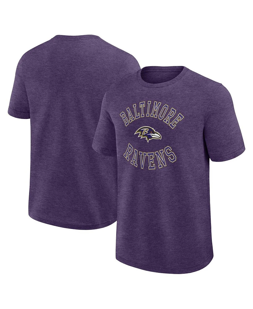 Logo Athletic Men's Heather Purple Baltimore Ravens Success T-Shirt
