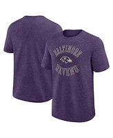 Logo Athletic Men's Heather Purple Baltimore Ravens Success T-Shirt