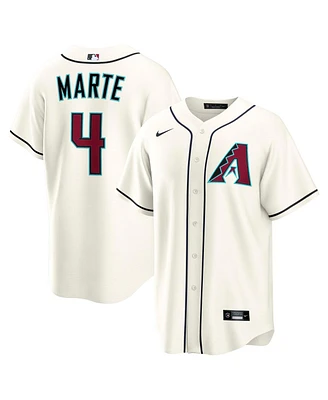 Nike Men's Ketel Marte Cream Arizona Diamondbacks Home Replica Jersey