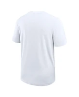 Jordan Men's White Oklahoma Sooners 2025 Sideline Uv Performance Coach T-Shirt