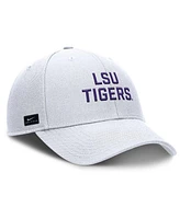 Nike Men's White Lsu Tigers Rise Practice Adjustable Hat