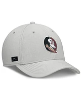 Nike Men's Gray Florida State Seminoles Rise Practice Performance Adjustable Hat