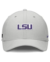 Nike Men's Gray Lsu Tigers Rise Practice Performance Adjustable Hat