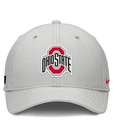 Nike Men's Gray Ohio State Buckeyes Rise Practice Performance Adjustable Hat