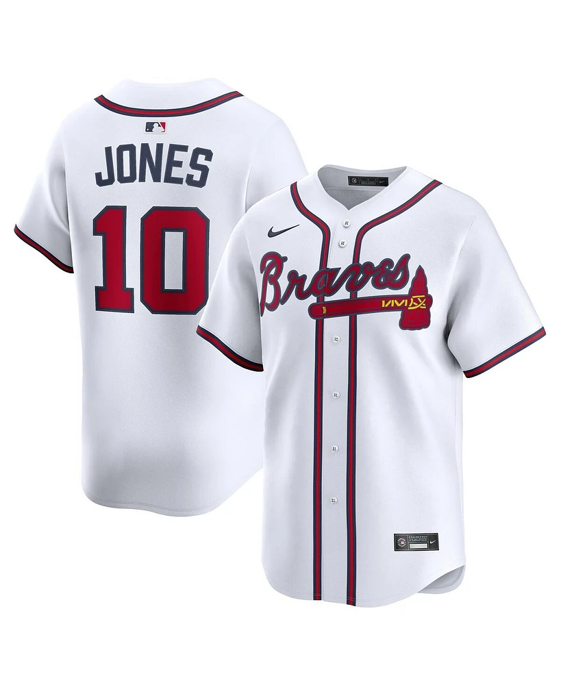 Nike Men's Chipper Jones White Atlanta Braves Home Retired Limited Player Jersey