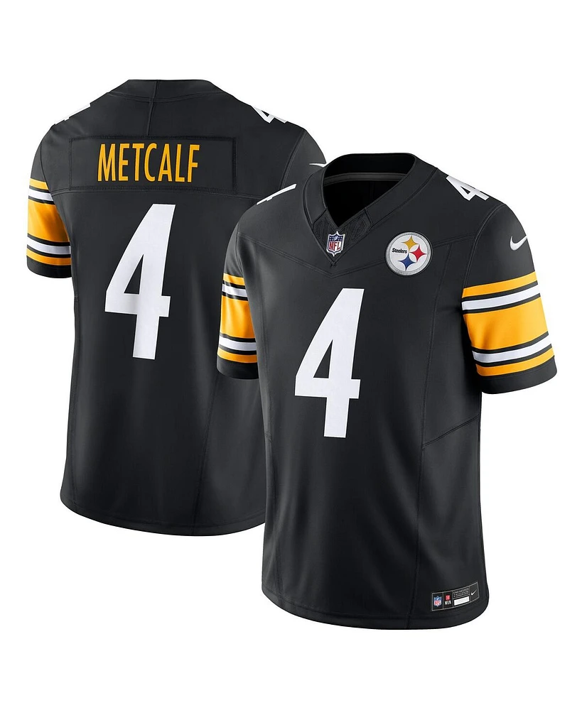 Nike Men's Dk Metcalf Black Pittsburgh Steelers Team Vapor F.u.s.e. Limited Jersey