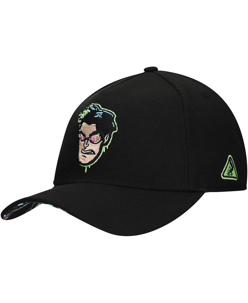 Lids Men's Black Spider-Man Glow-in-the-Dark Dr. Octopus Radioactive A-Frame Adjustable Hat